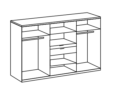 Kleerkast Moldau B270