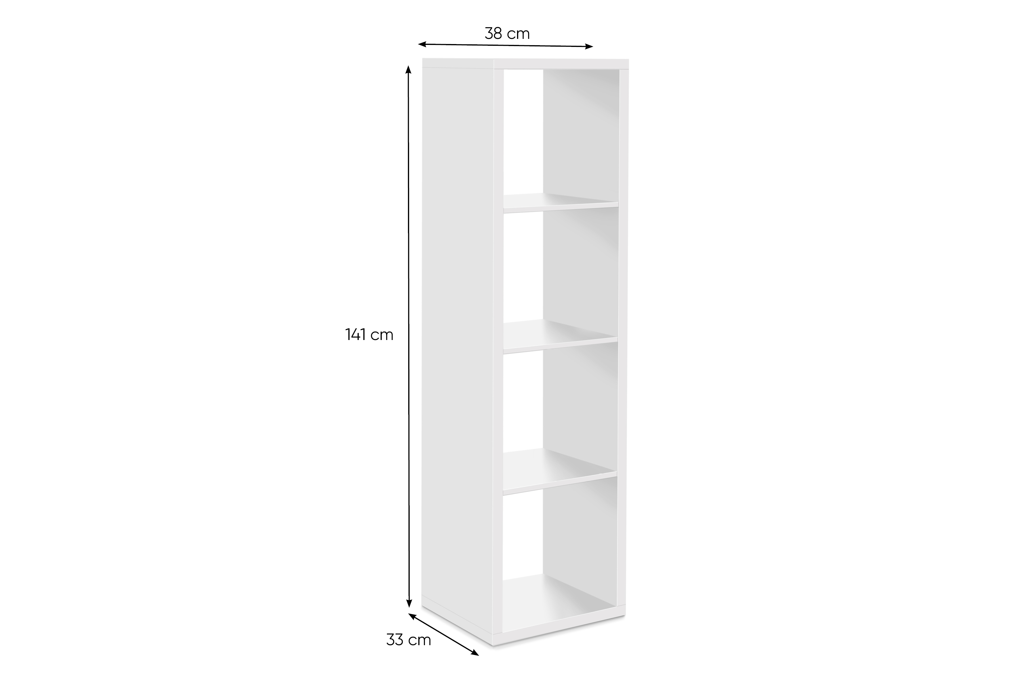 Shelving unit 4 cubes